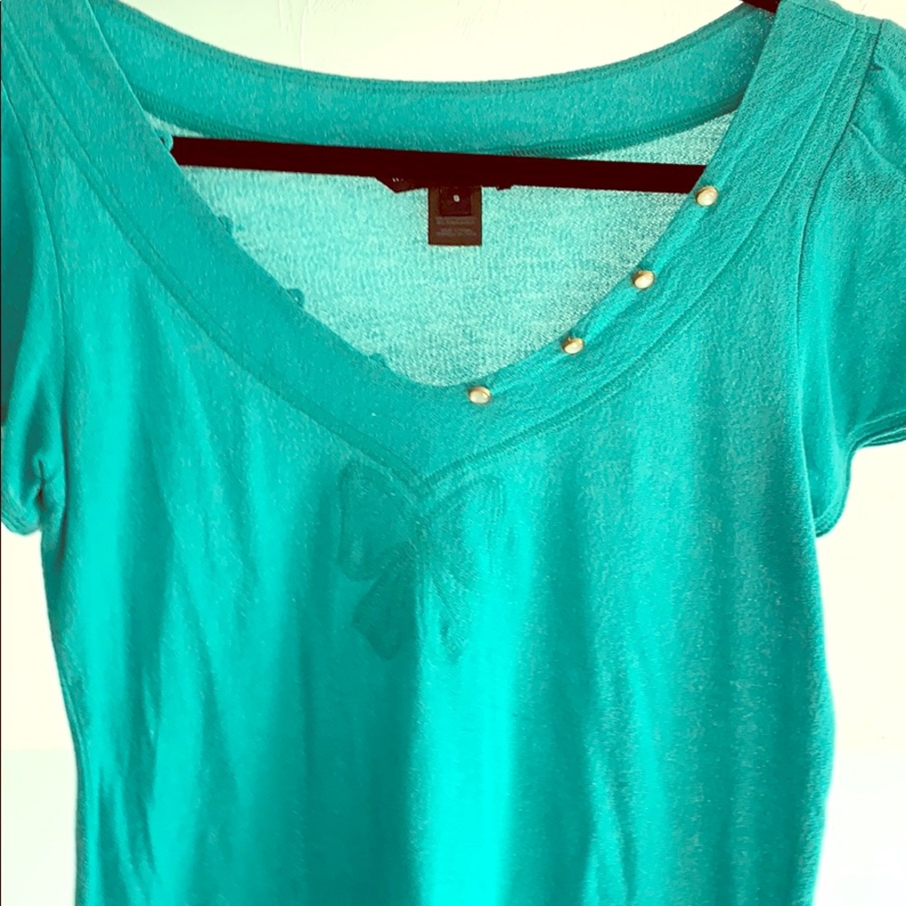 Marc by Marc Jacobs Teal Summer Top